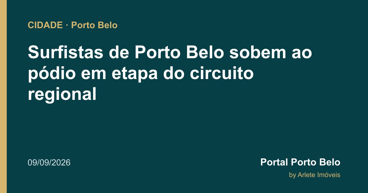 Surfistas de Porto Belo sobem ao pódio em etapa do circuito regional